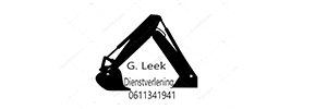 Logo G. Leek Dienstverlening Heerhugowaard