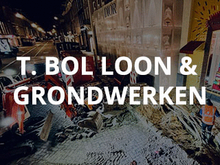 Logo T. Bol Loon & Grondwerken B.V. Den Hoorn