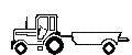 Tractor + bezandingskar