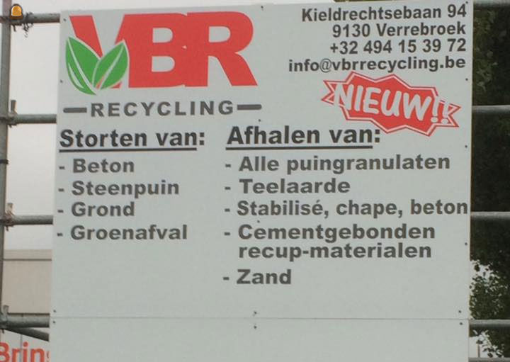 Vaste breekwerf VBR Recycling te Verrebroek