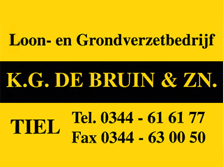 Logo Loon- en Grondverzetbedrijf de Bruin B.V. Tiel