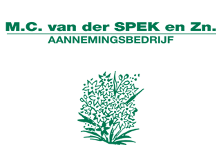 Logo M.C. van der Spek en Zn. Aannemingsbedrijf Moerkapelle