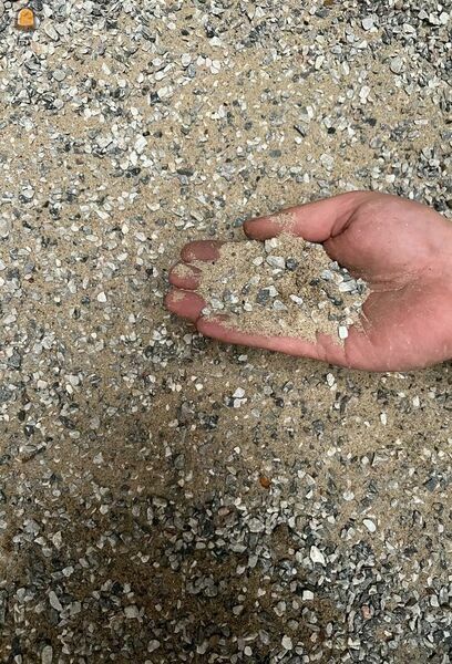50% Kalksteen 2/6 + 50% zeezand